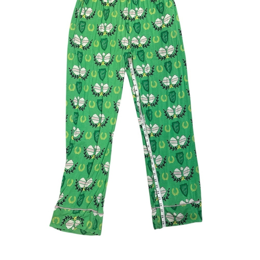 KIKI+ LULU Women's Pajama Set, In A Pickle (Ball), soft bamboo, pickleball Sz L‌ - Picture 5 of 8